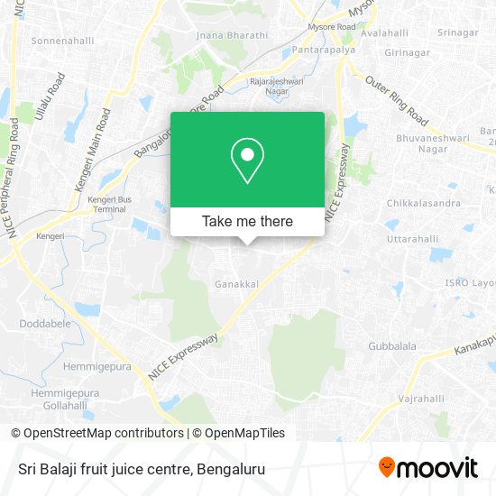 Sri Balaji fruit juice centre map