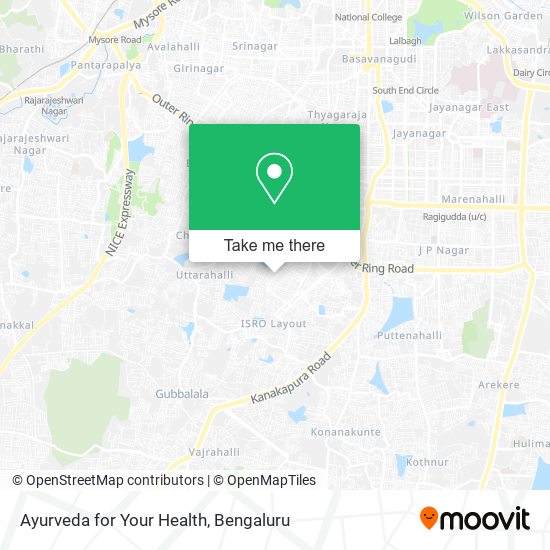 Ayurveda for Your Health map