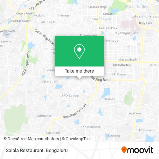 Salala Restaurant map