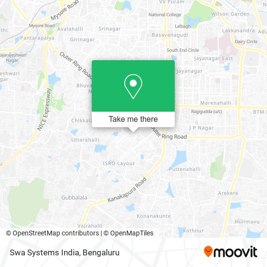 Swa Systems India map
