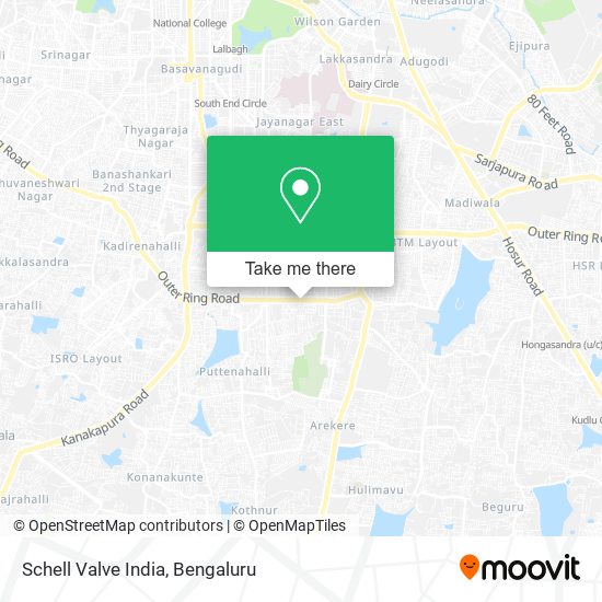 Schell Valve India map