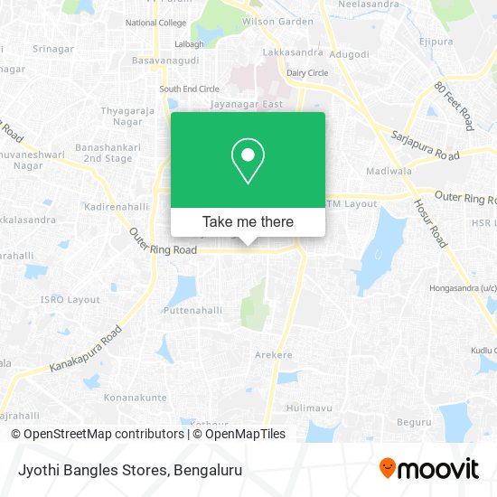 Jyothi Bangles Stores map