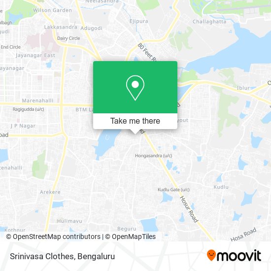 Srinivasa Clothes map