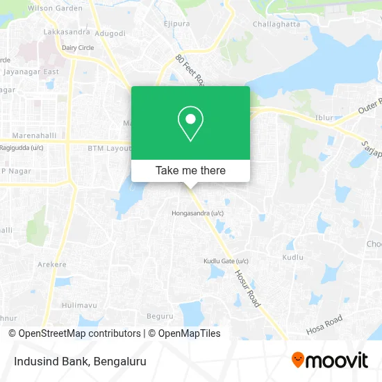 Indusind Bank map