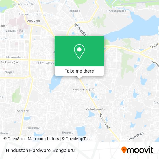 Hindustan Hardware map