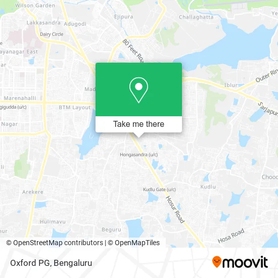 Oxford PG map