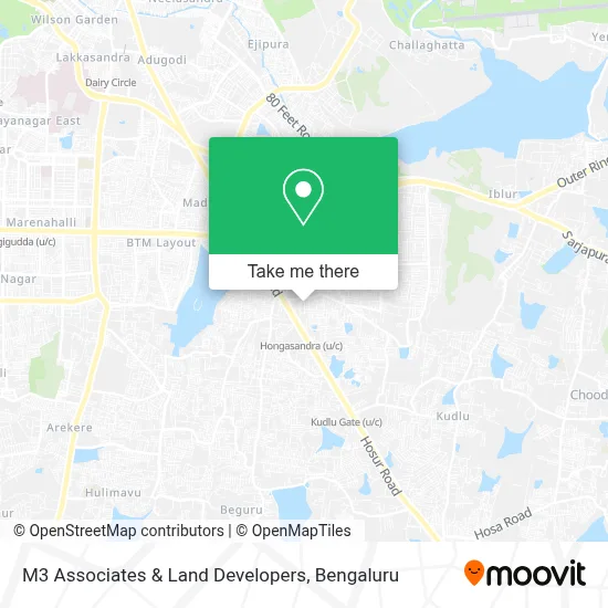 M3 Associates & Land Developers map
