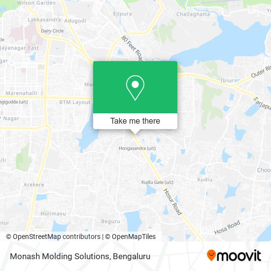 Monash Molding Solutions map