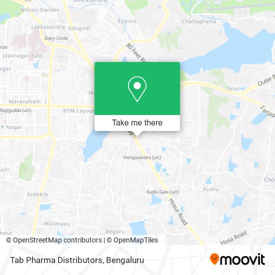 Tab Pharma Distributors map