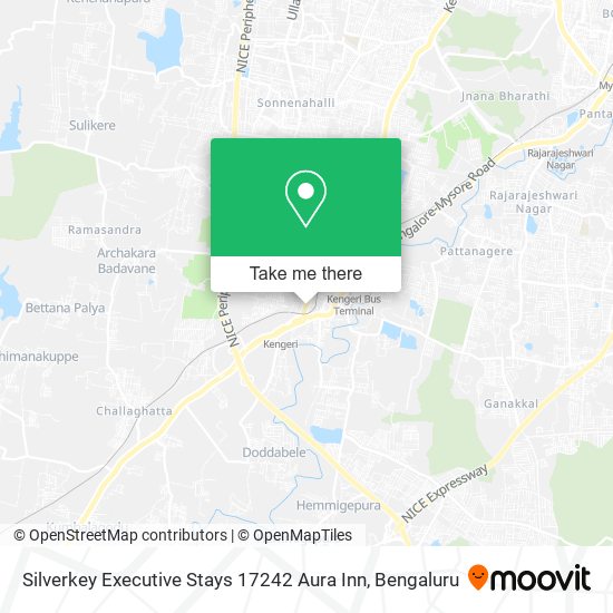 Silverkey Executive Stays 17242 Aura Inn map