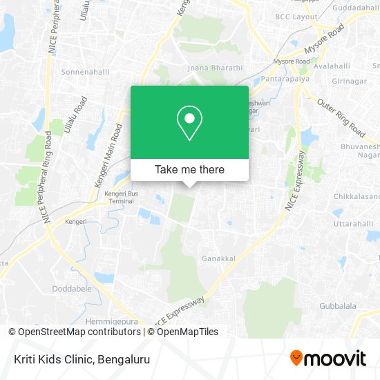 Kriti Kids Clinic map