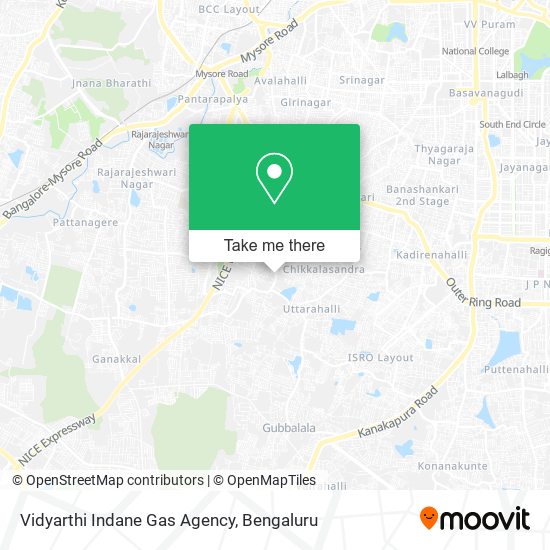 Vidyarthi Indane Gas Agency map