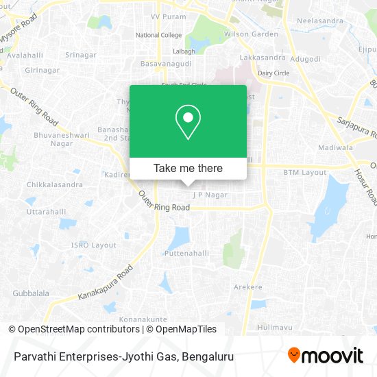Parvathi Enterprises-Jyothi Gas map
