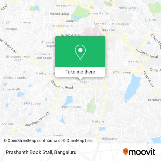 Prashanth Book Stall map