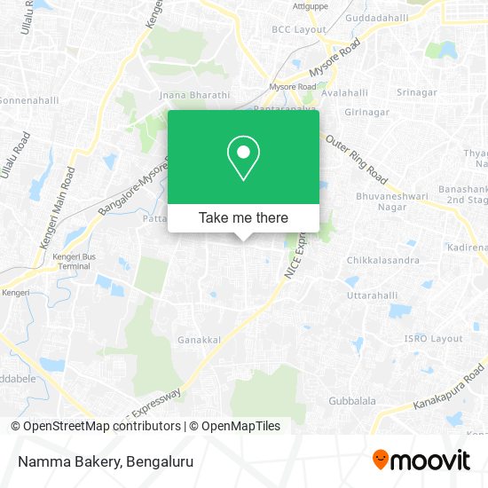 Namma Bakery map