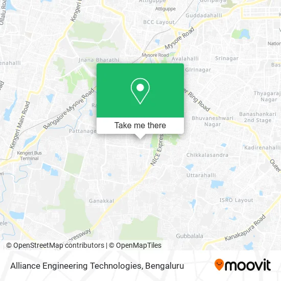 Alliance Engineering Technologies map