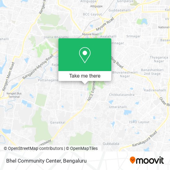 Bhel Community Center map