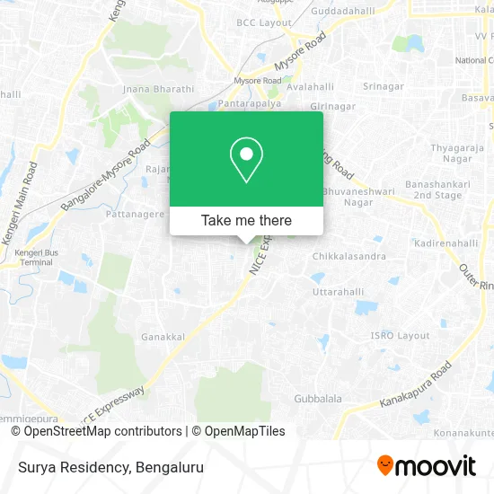 Surya Residency map
