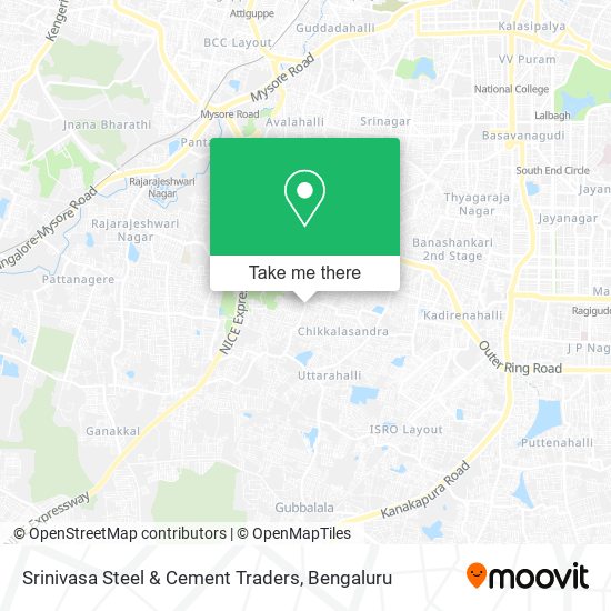 Srinivasa Steel & Cement Traders map