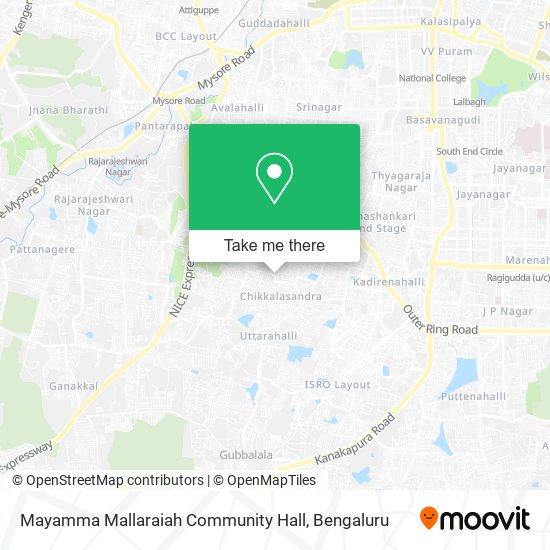 Mayamma Mallaraiah Community Hall map