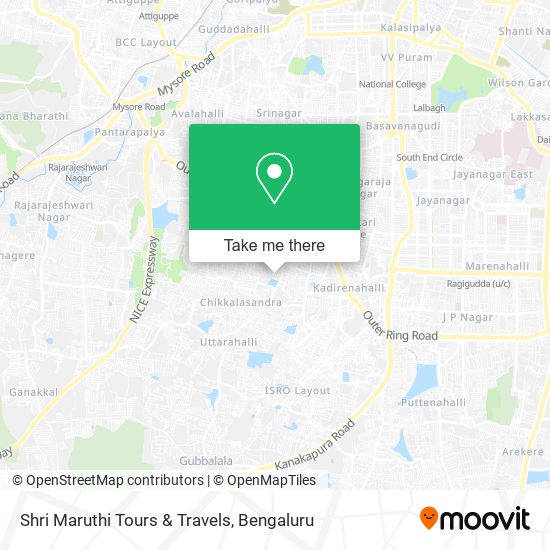 Shri Maruthi Tours & Travels map