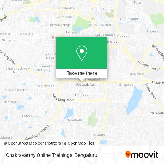 Chakravarthy Online Trainings map