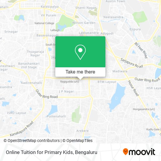 Online Tuition for Primary Kids map