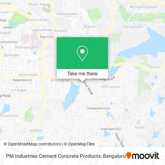 PM Industries Cement Concrete Products map