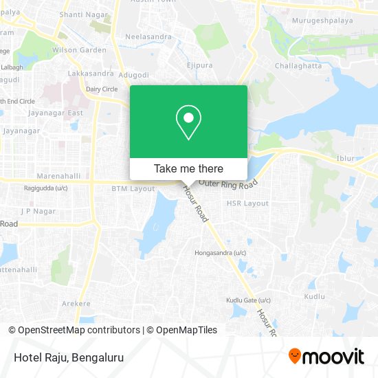 Hotel Raju map