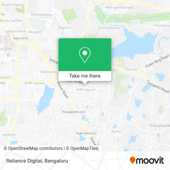 Reliance Digital map