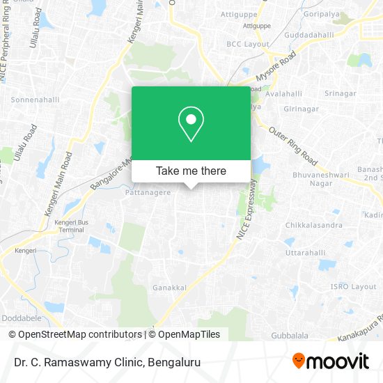Dr. C. Ramaswamy Clinic map