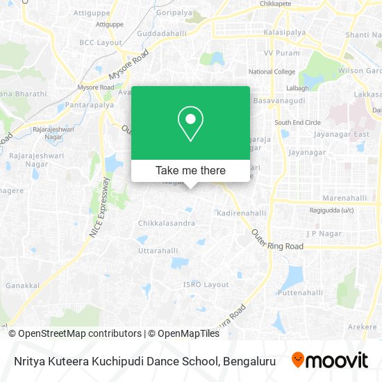 Nritya Kuteera Kuchipudi Dance School map