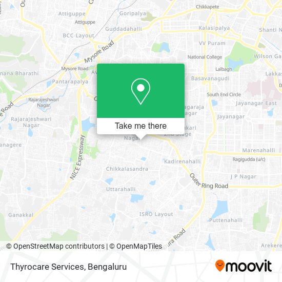 Thyrocare Services map