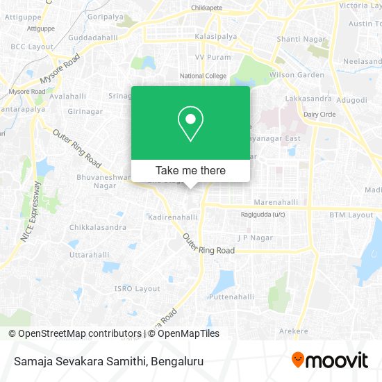 Samaja Sevakara Samithi map