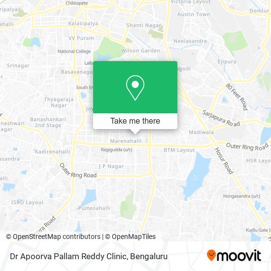 Dr Apoorva Pallam Reddy Clinic map