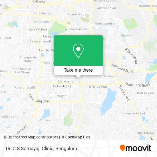 Dr. C.S.Somayaji Clinic map