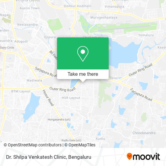 Dr. Shilpa Venkatesh Clinic map