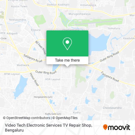 Video Tech Electronic Services TV Repair Shop map