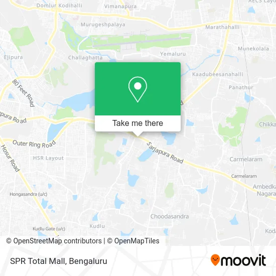 SPR Total Mall map