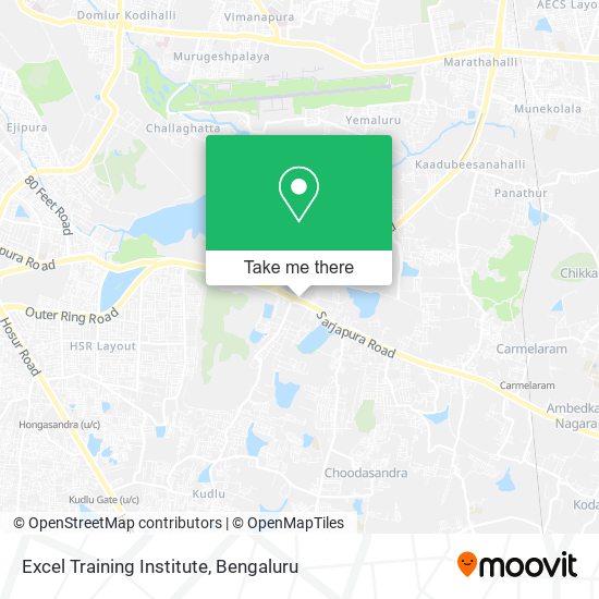 Excel Training Institute map