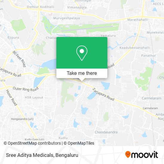 Sree Aditya Medicals map