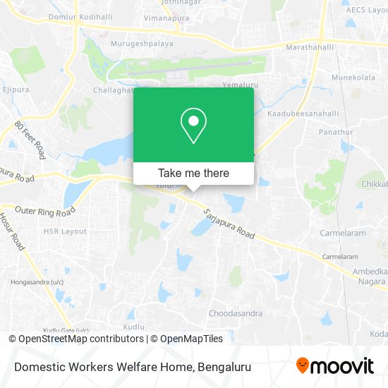 Domestic Workers Welfare Home map