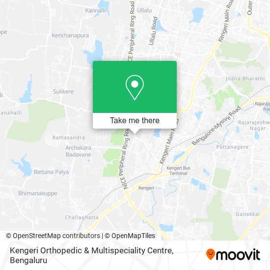 Kengeri Orthopedic & Multispeciality Centre map