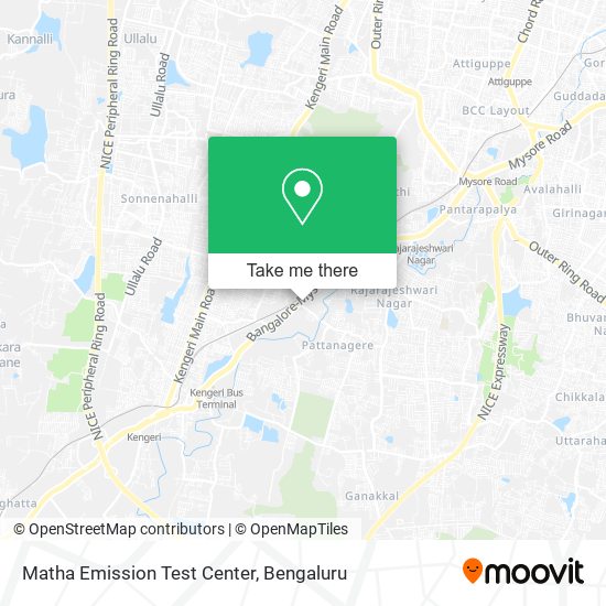 Matha Emission Test Center map