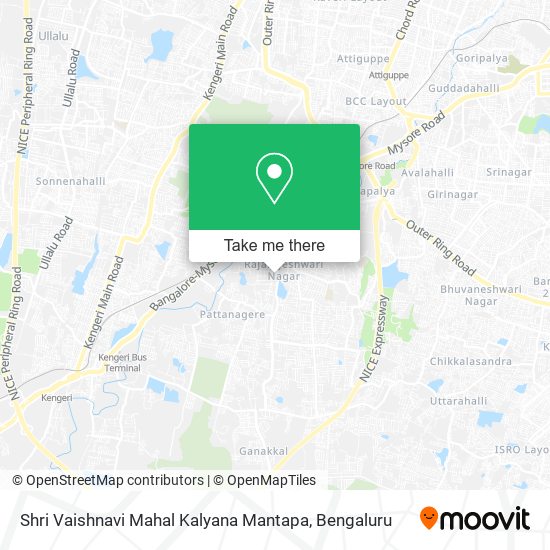 Shri Vaishnavi Mahal Kalyana Mantapa map