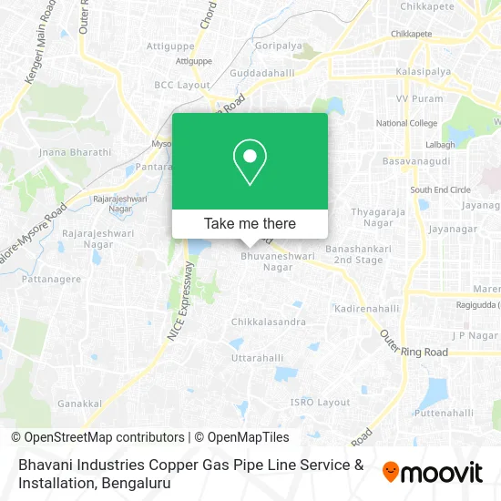 Bhavani Industries Copper Gas Pipe Line Service & Installation map