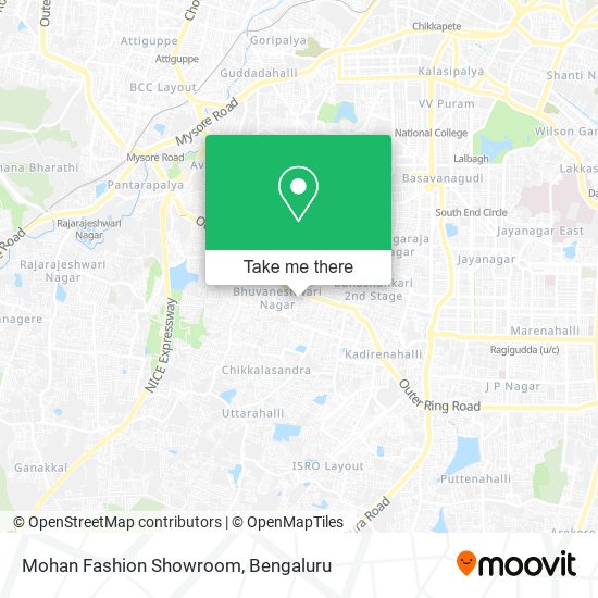 Mohan Fashion Showroom map