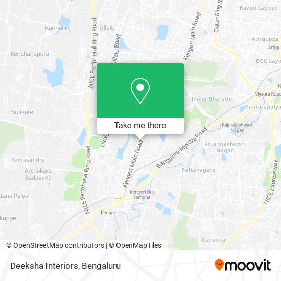 Deeksha Interiors map