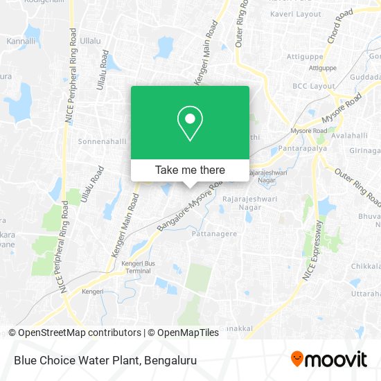 Blue Choice Water Plant map