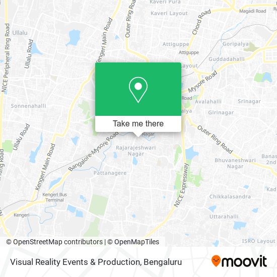Visual Reality Events & Production map